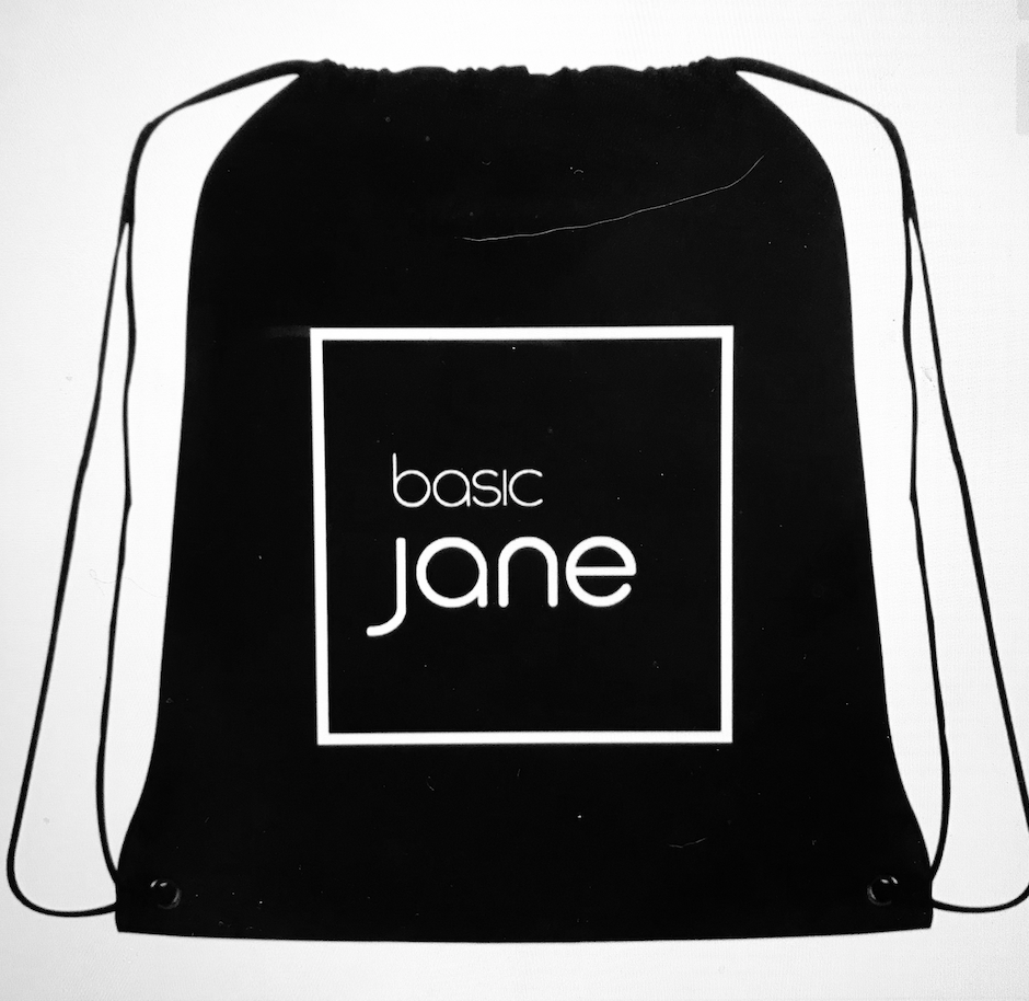 Merchandise backpack from the leading CBD topical company founded by Jessica Tonani and Kersten Gaba | Basic Jane
