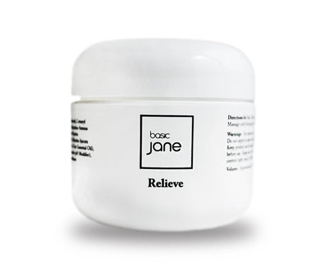 Relieve Pain Cream with CBD from Hemp and Menthol I Basic Jane